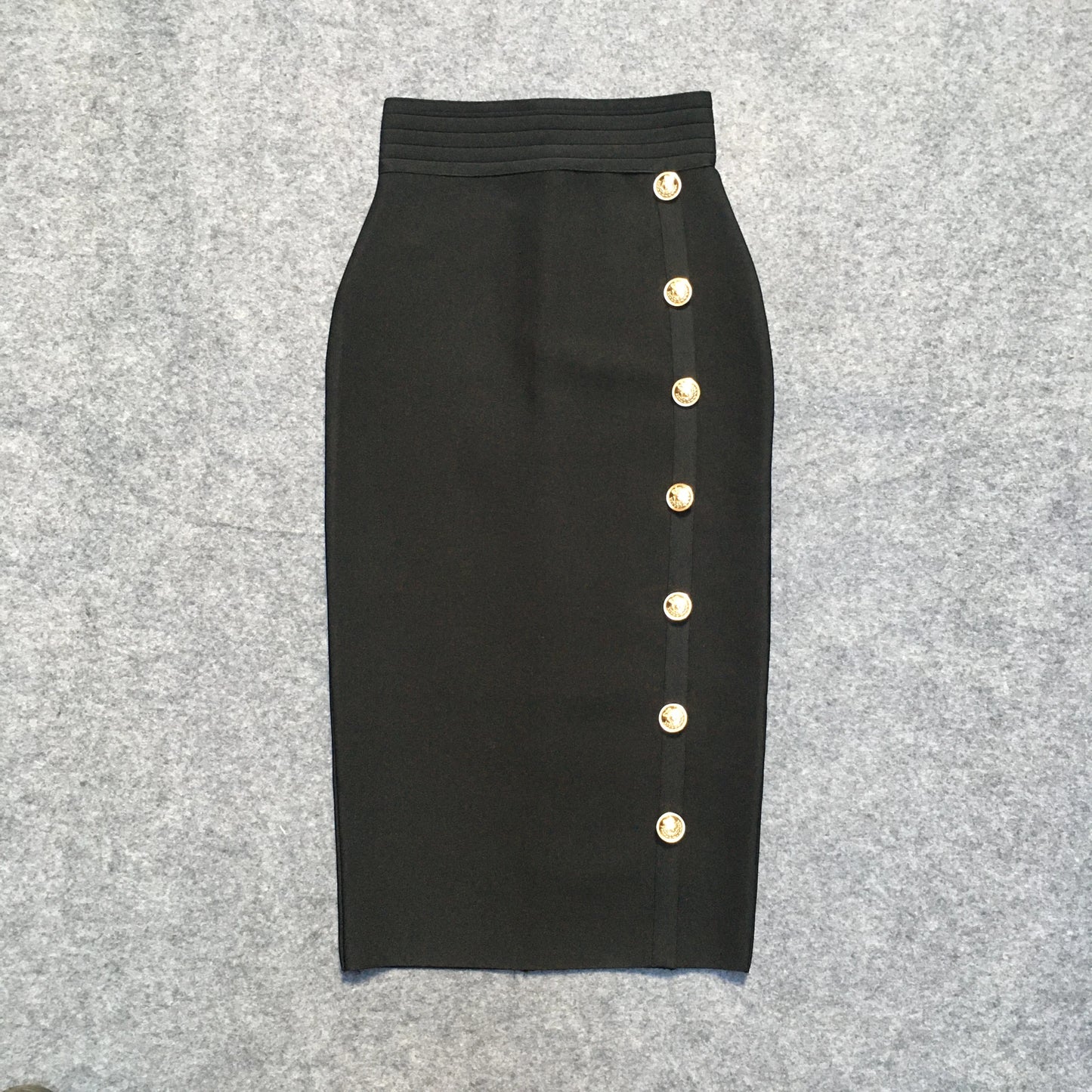 Miss Buttons Pencil Skirt