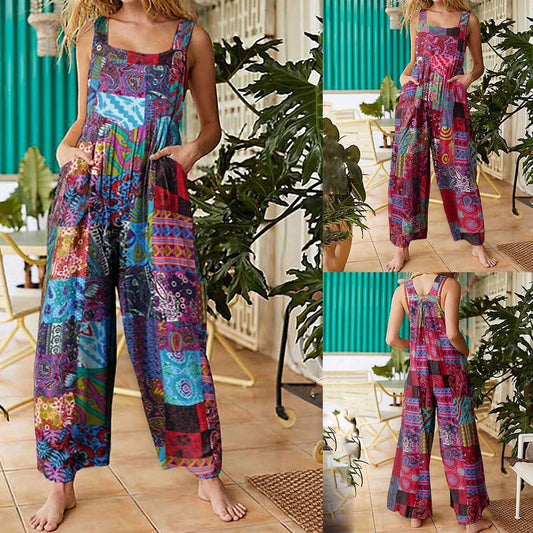 Multidesign Spaghetti Strap Overall Jumpsuit